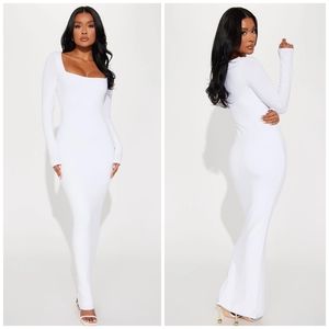 Fashion Nova Athena Snatched Maxi Dress